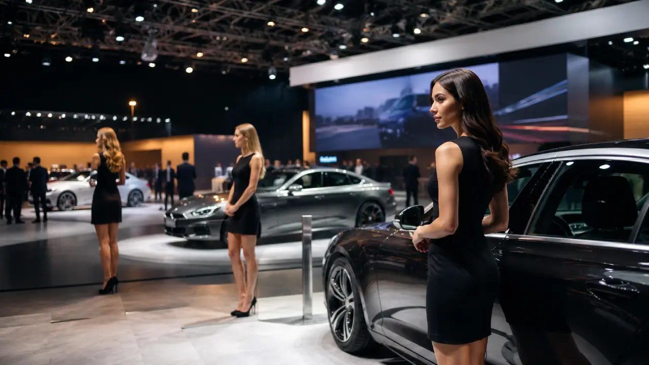 Salon automobile haut de gamme