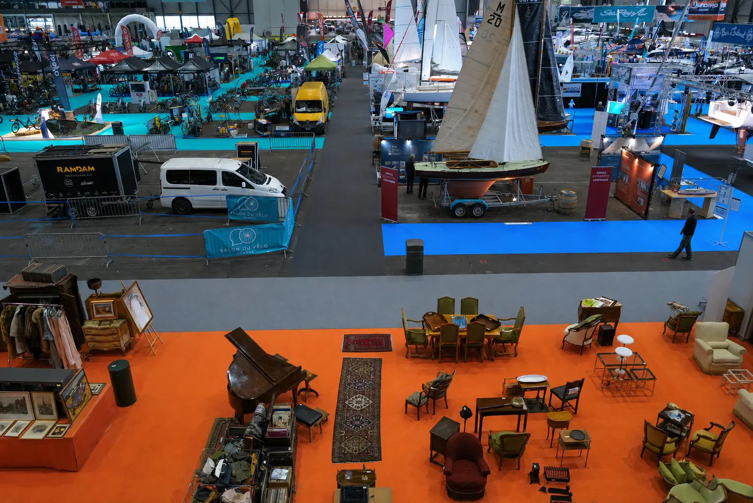Les Automnales Genève Des stands d'exposition pendant les Automnales à Genève